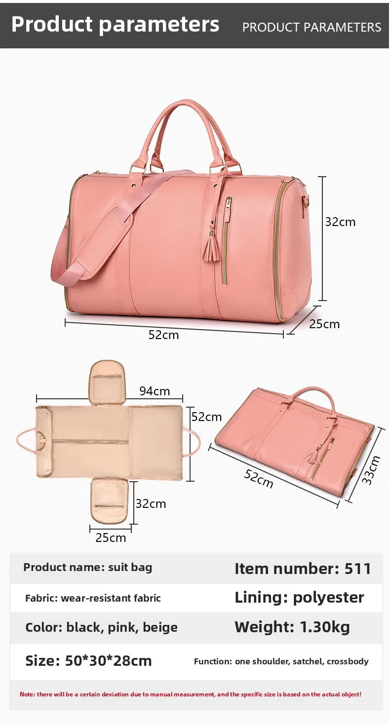 Suit Savvy Convertible Duffel Carry on Weekend bag